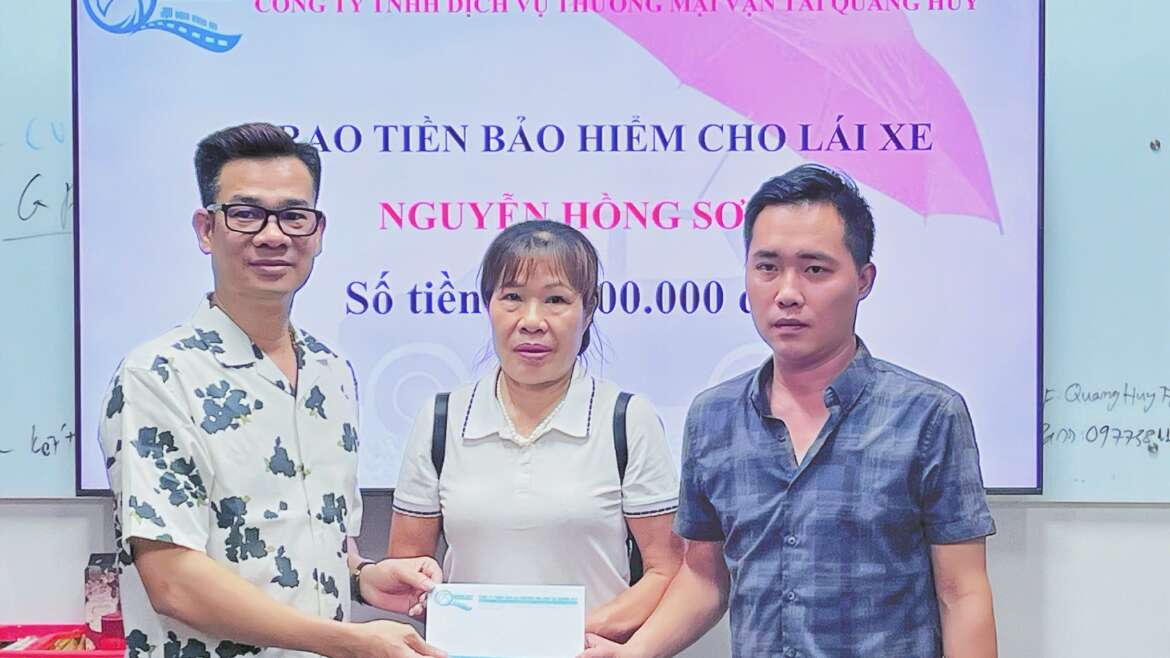 QUANG HUY LOGISTICS: KHI BẢO VỆ AN TOÀN VÀ QUYỀN LỢI TÀI XẾ LÀ TÀI SẢN VÔ GIÁ CỦA DOANH NGHIỆP